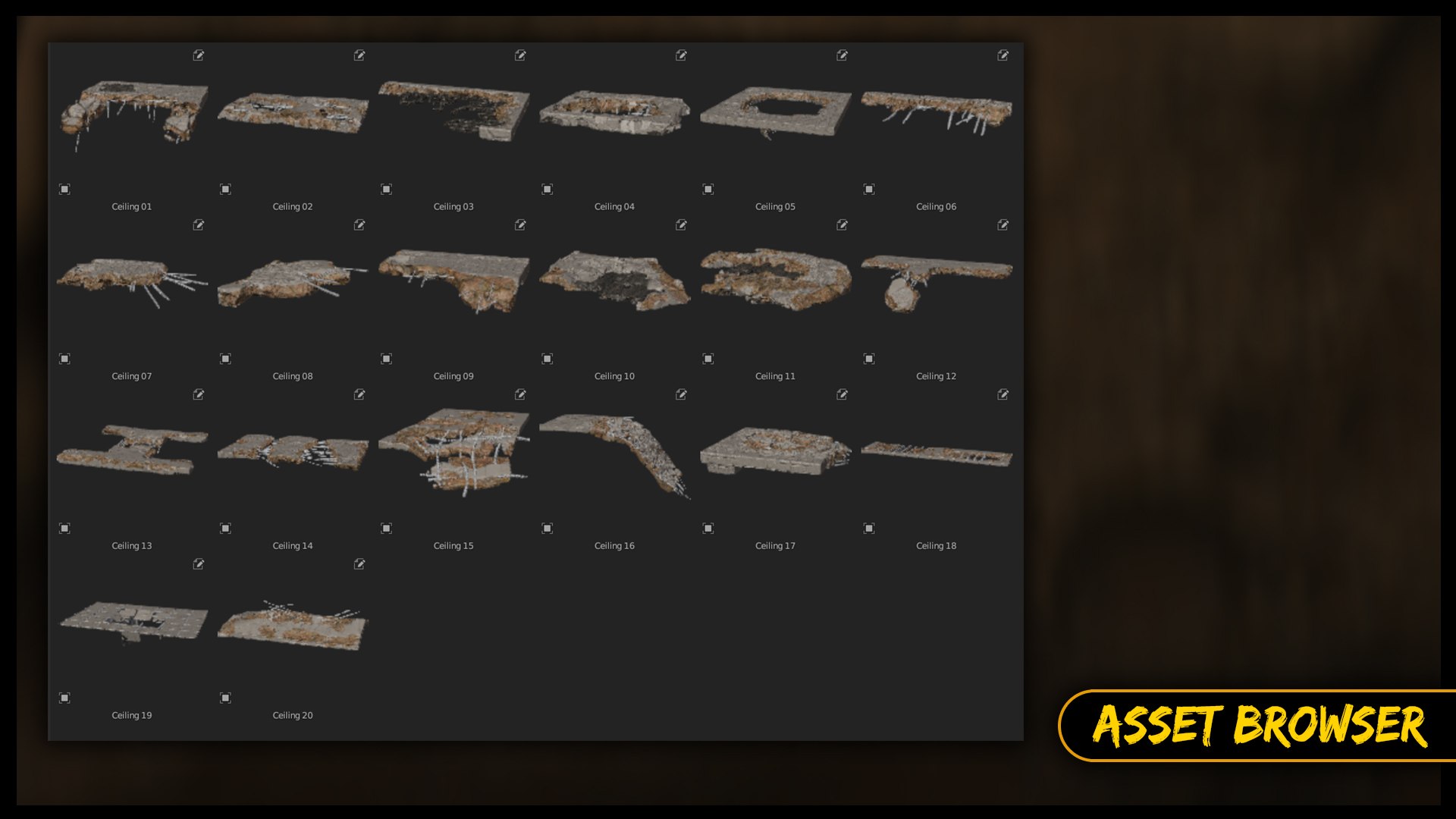 Collapsed  Damaged  Destroyed Post Apocalyptic Ceilings and Roofs Vol 01 3D model https://p.turbosquid.com/ts-thumb/B3/gfHZas/U1/preview03/jpg/1683127708/1920x1080/fit_q87/92a093b58ce74859b59d71c0e0416dfe15745720/preview03.jpg