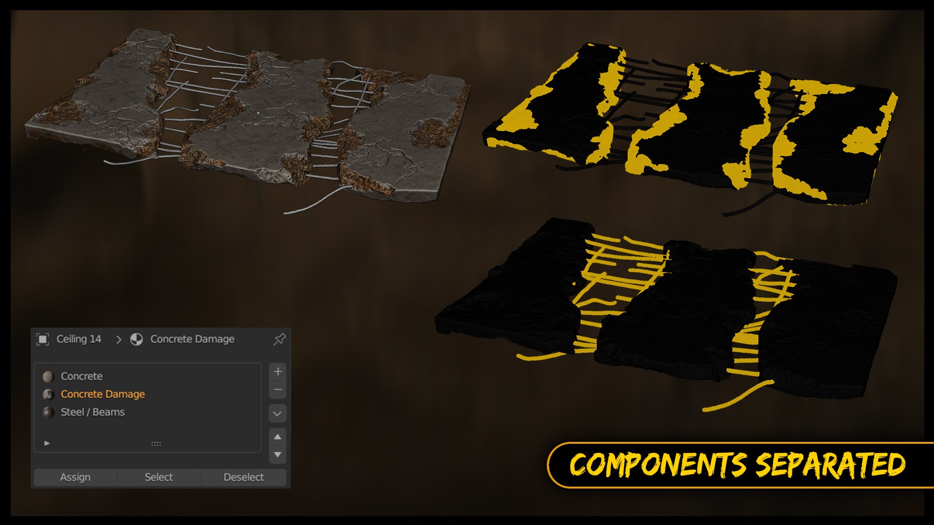 Collapsed  Damaged  Destroyed Post Apocalyptic Ceilings and Roofs Vol 01 3D model https://p.turbosquid.com/ts-thumb/B3/gfHZas/gr/preview02/jpg/1683127707/1920x1080/fit_q87/1f83007eb0c1b31e8c14bdc8b051fd033771d604/preview02.jpg