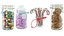 3D Four Candy jars model