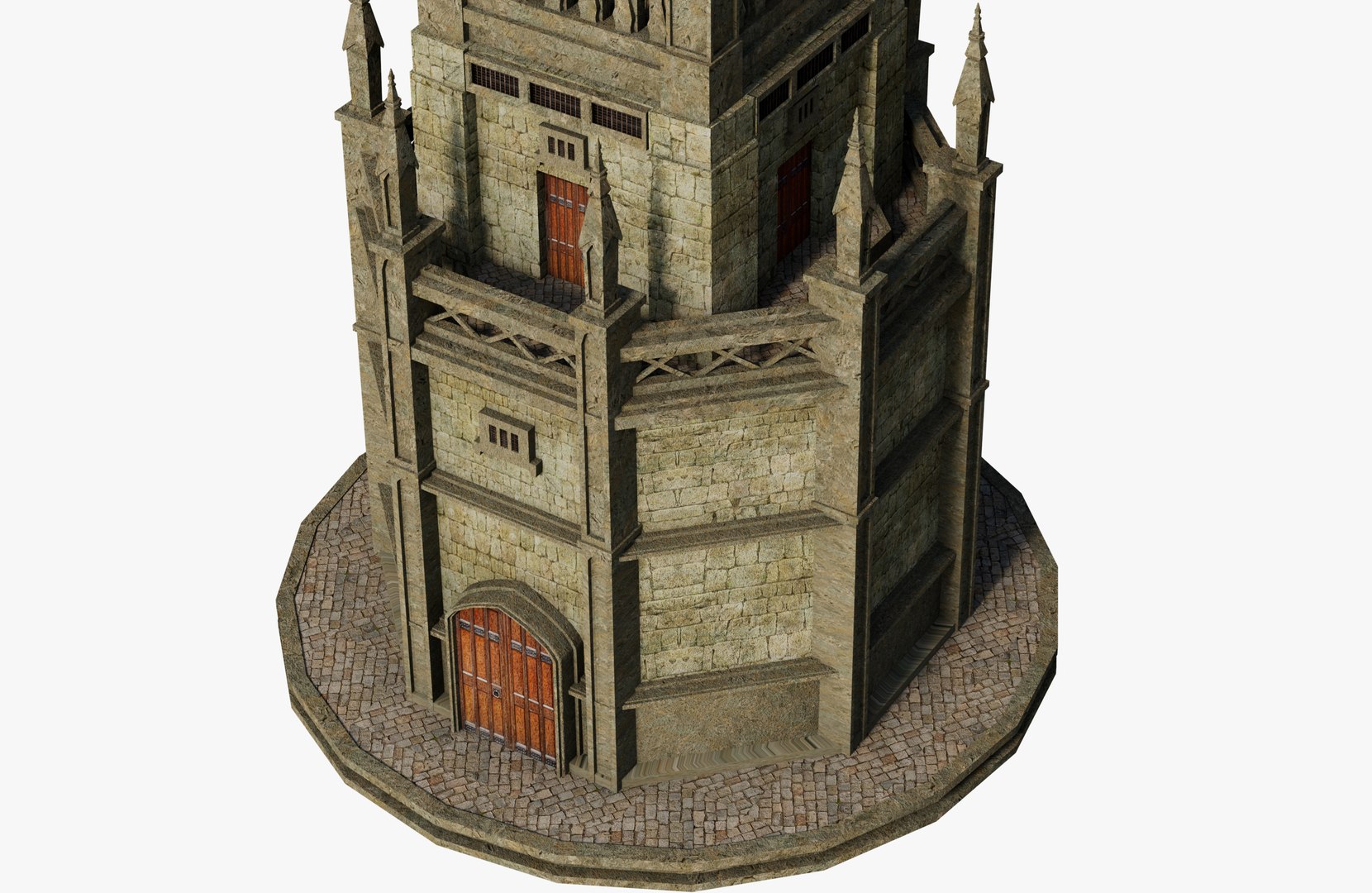 Mini Ancient Tower 3D - TurboSquid 2086132