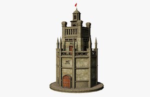 Mini Ancient Tower 3D