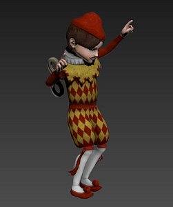 doll character 3d model