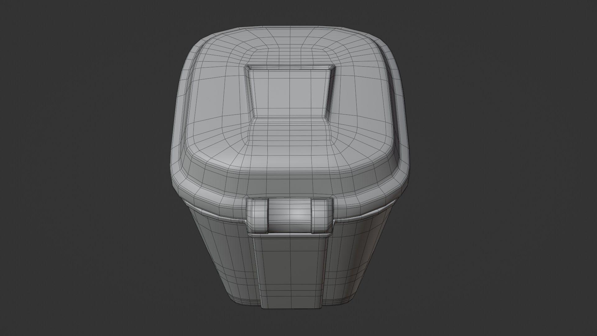 Free Cute Cartoon Trash Bin With Lid And Pedal - Free 3D Model Model ...