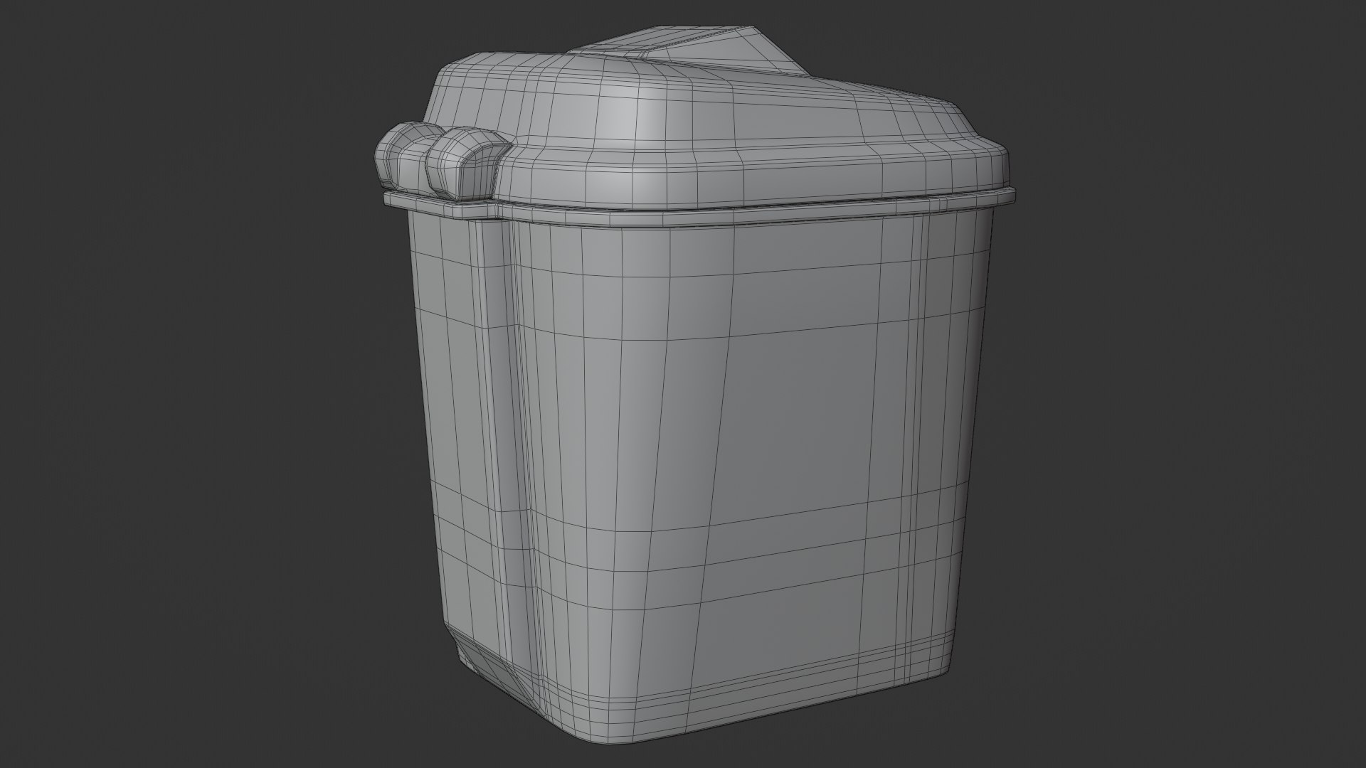 Free Cute Cartoon Trash Bin With Lid And Pedal - Free 3D Model Model ...