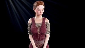 3D model Peasant Woman