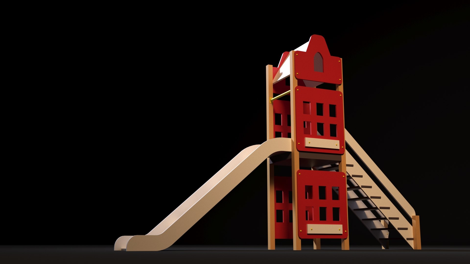 3D Children's slide model - TurboSquid 1739095