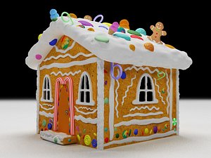 3d model candy house