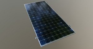 8-Solar Panel 160Wp 1480x670x30mm model