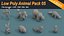 Low Poly 3d  Art Animals Isometric Icon Pack 05
