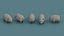 Low Poly 3d  Art Animals Isometric Icon Pack 05