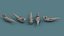 Low Poly 3d  Art Animals Isometric Icon Pack 05