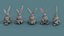 Low Poly 3d  Art Animals Isometric Icon Pack 05