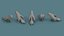 Low Poly 3d  Art Animals Isometric Icon Pack 05