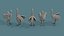 Low Poly 3d  Art Animals Isometric Icon Pack 05