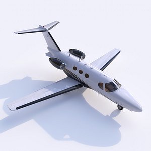 3D Private Jet Cessna Plane model