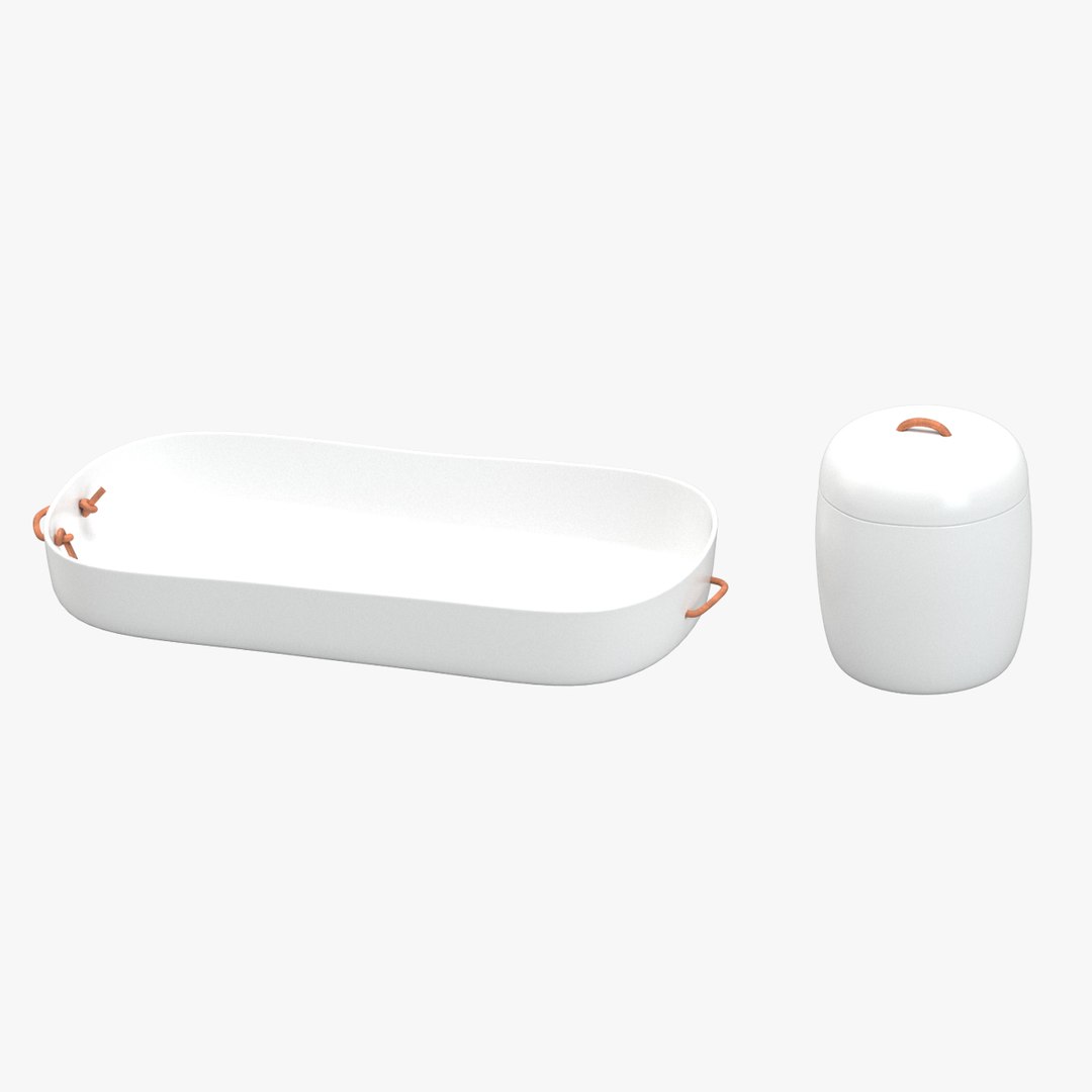 3D Pinion Vanity Tray Container Model - TurboSquid 1502149