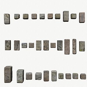 stones 3D model