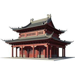 3D Chinese Ancient Architecture 3D model