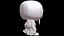 Monster Funko Style Figurine  Tongue Out Pose 3D Model 3D model