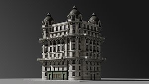 3D Paris Haussman Building model