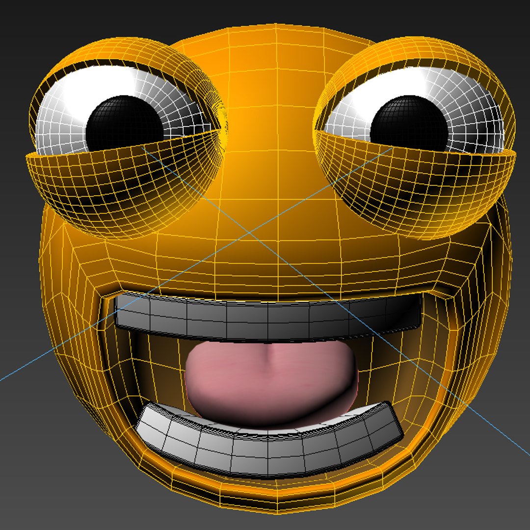 Emoticons Rigged Smiley Faces 3d Max