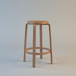 Wooden Bar Stool