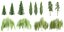 Different types of trees collection vol 1-Blender 3D