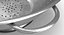 3D colander stainless steel model