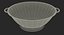 3D colander stainless steel model