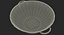 3D colander stainless steel model
