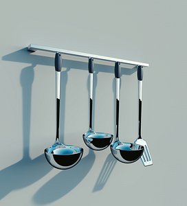 ladles and spatula