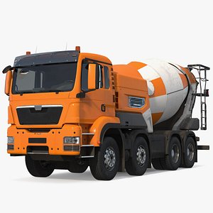 Dirt Electric Hybrid Mixer Generic Rigged 3D model