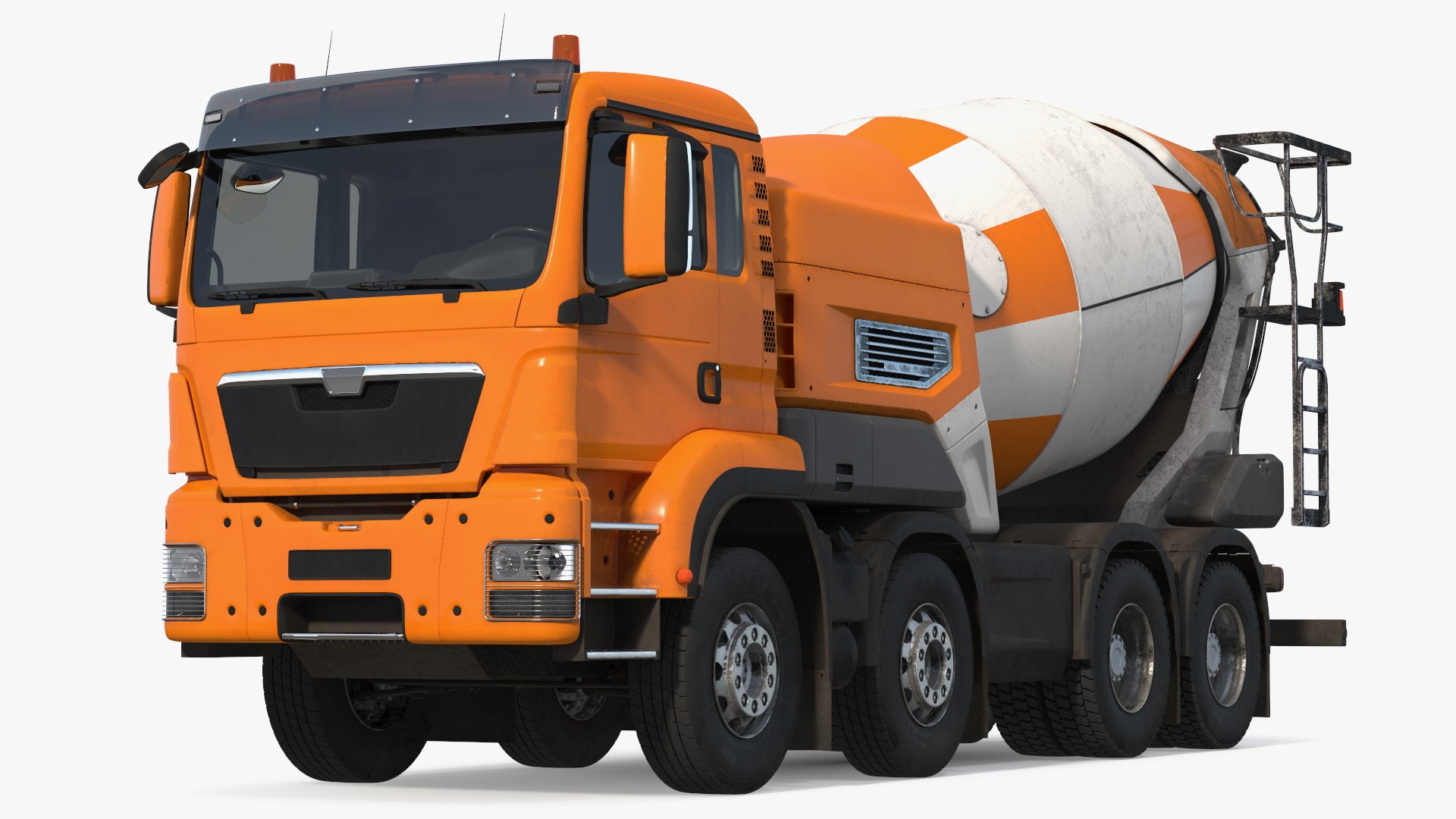 Dirt Electric Hybrid Mixer Generic Rigged 3D model preview