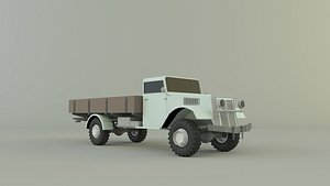 3D model classic pickup truck model