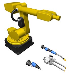 3d model robot tools