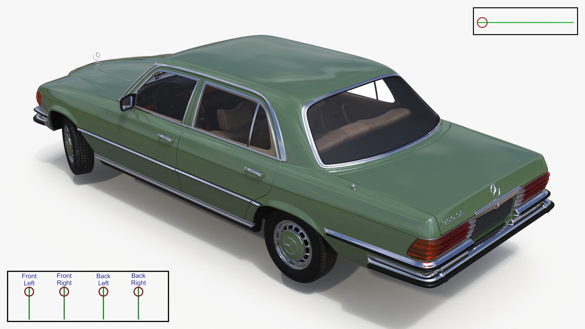 3D Classic Mercedes Benz 350 SE Green Rigged model https://p.turbosquid.com/ts-thumb/B4/VI38dF/o2/classic_mercedes_benz_350_se_green_rigged_363/jpg/1734390555/1920x1080/turn_fit_q99/f93c1c293c219bce37548ceaa797b07ab505e86f/classic_mercedes_benz_350_se_green_rigged_363-1.jpg