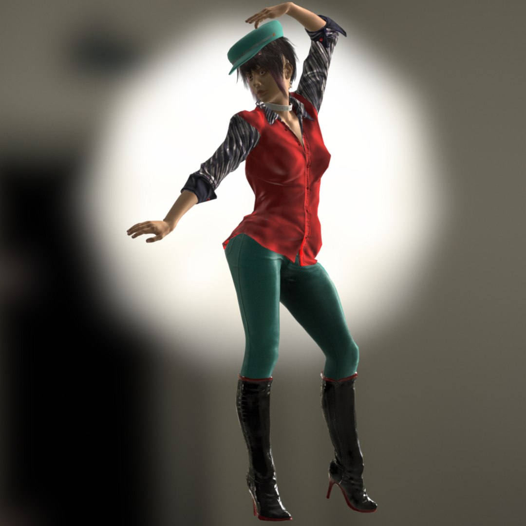 Natalie Rigged Fashion 3D Model - TurboSquid 1480932