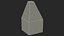 Concrete Dragon Teeth Tank Trap