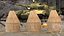 Concrete Dragon Teeth Tank Trap