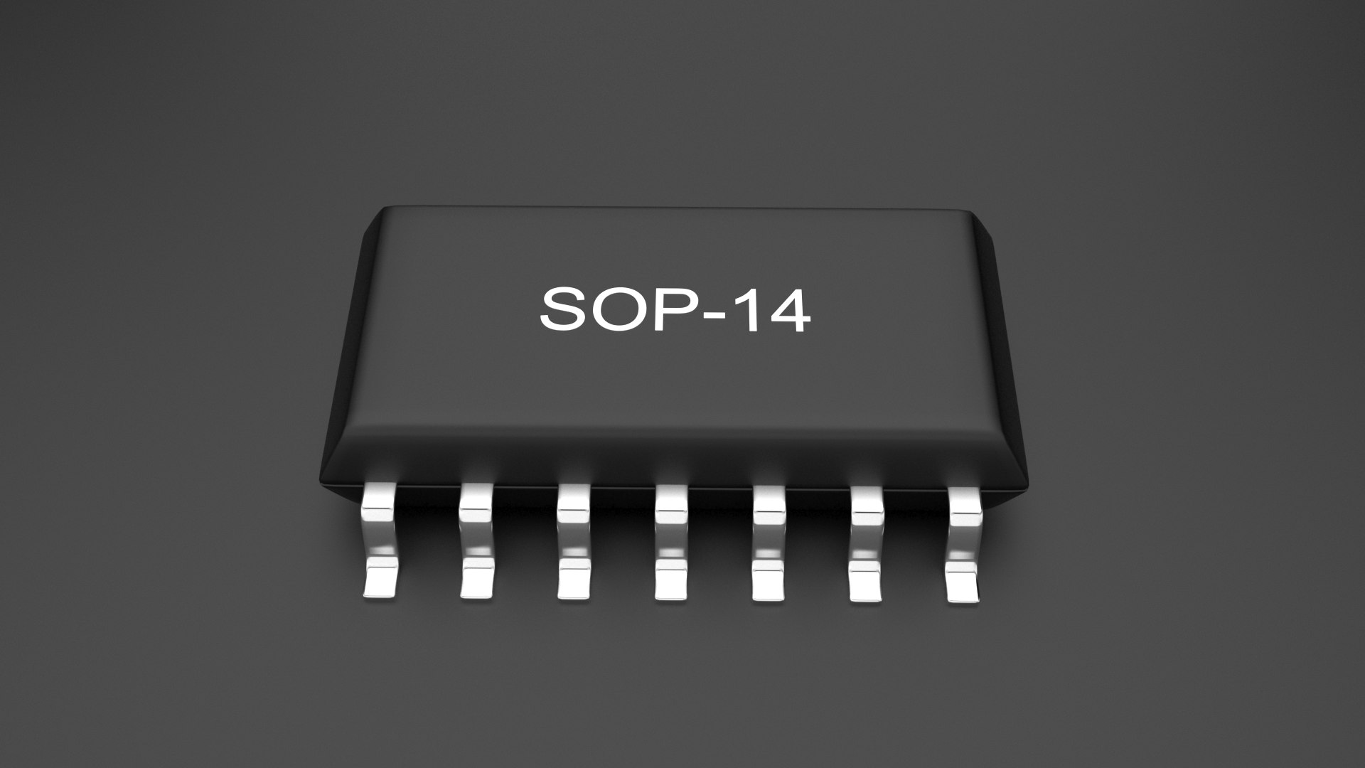 SOP-14 Chip 3D Model - TurboSquid 2229466