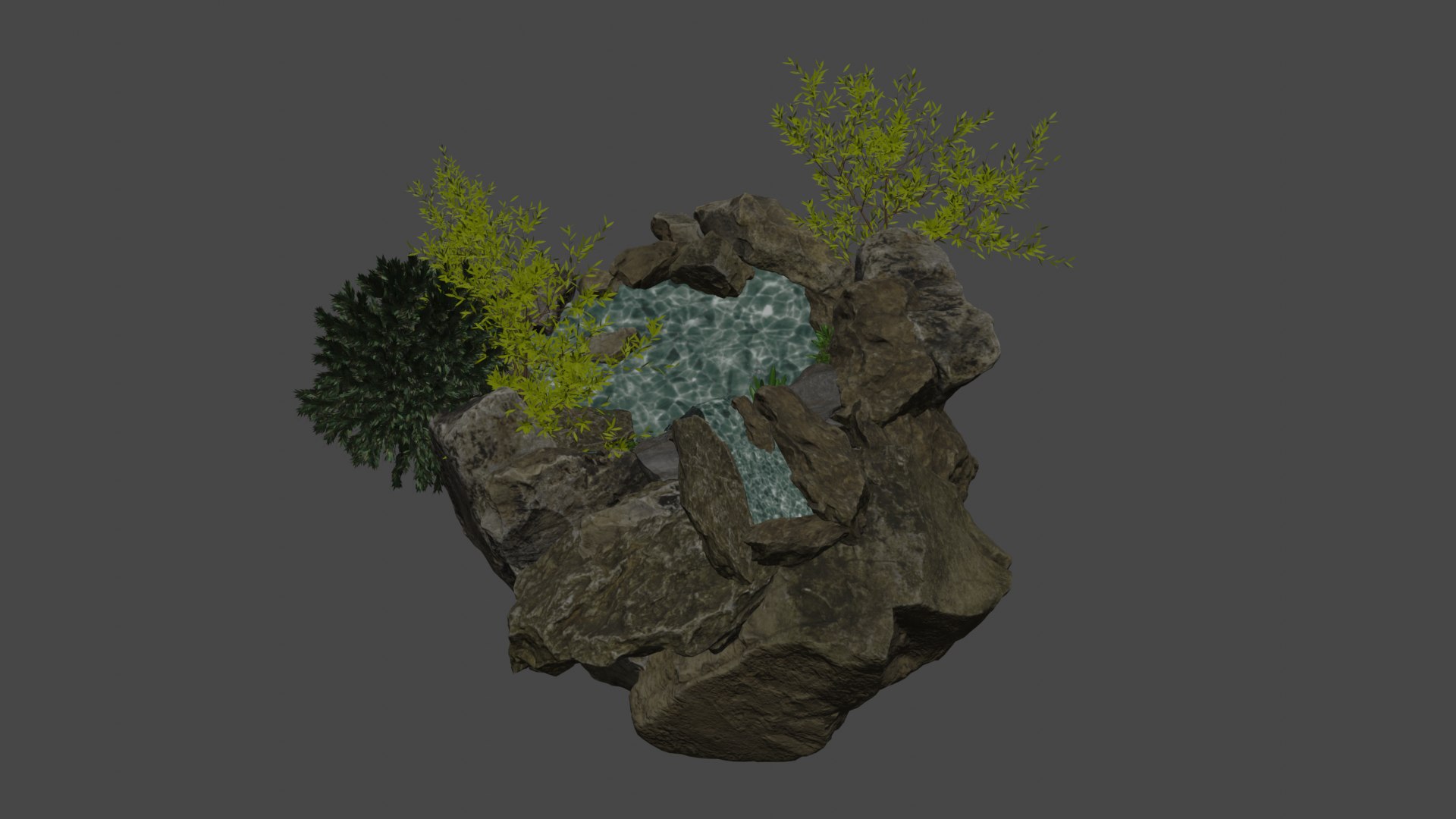 Waterfall 3D - TurboSquid 2004840