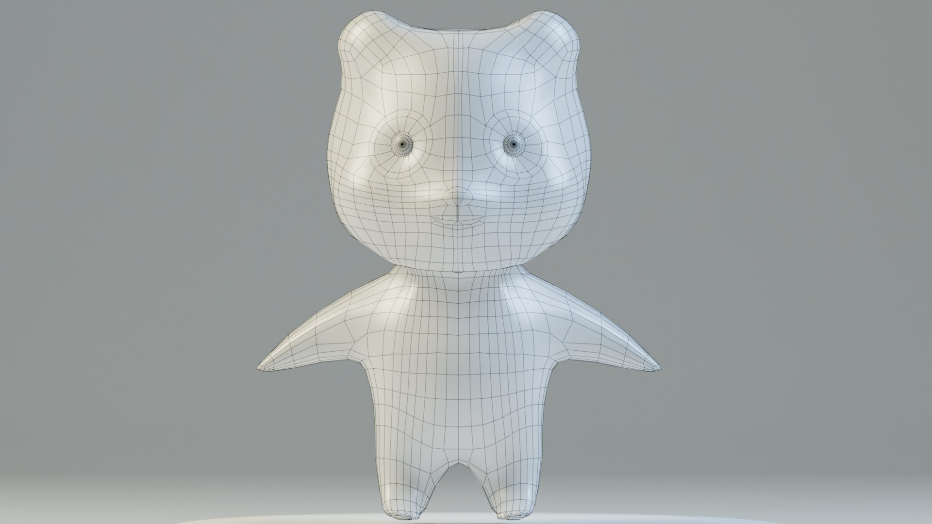 Low Poly Panda Game-Ready Rigged Model - TurboSquid 2385918