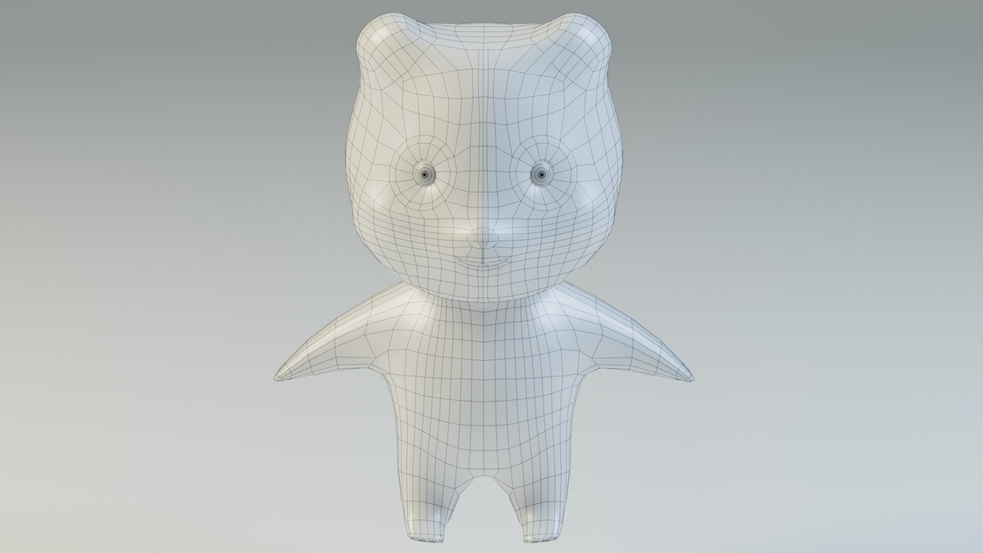 Low Poly Panda Game-Ready Rigged Model - TurboSquid 2385918
