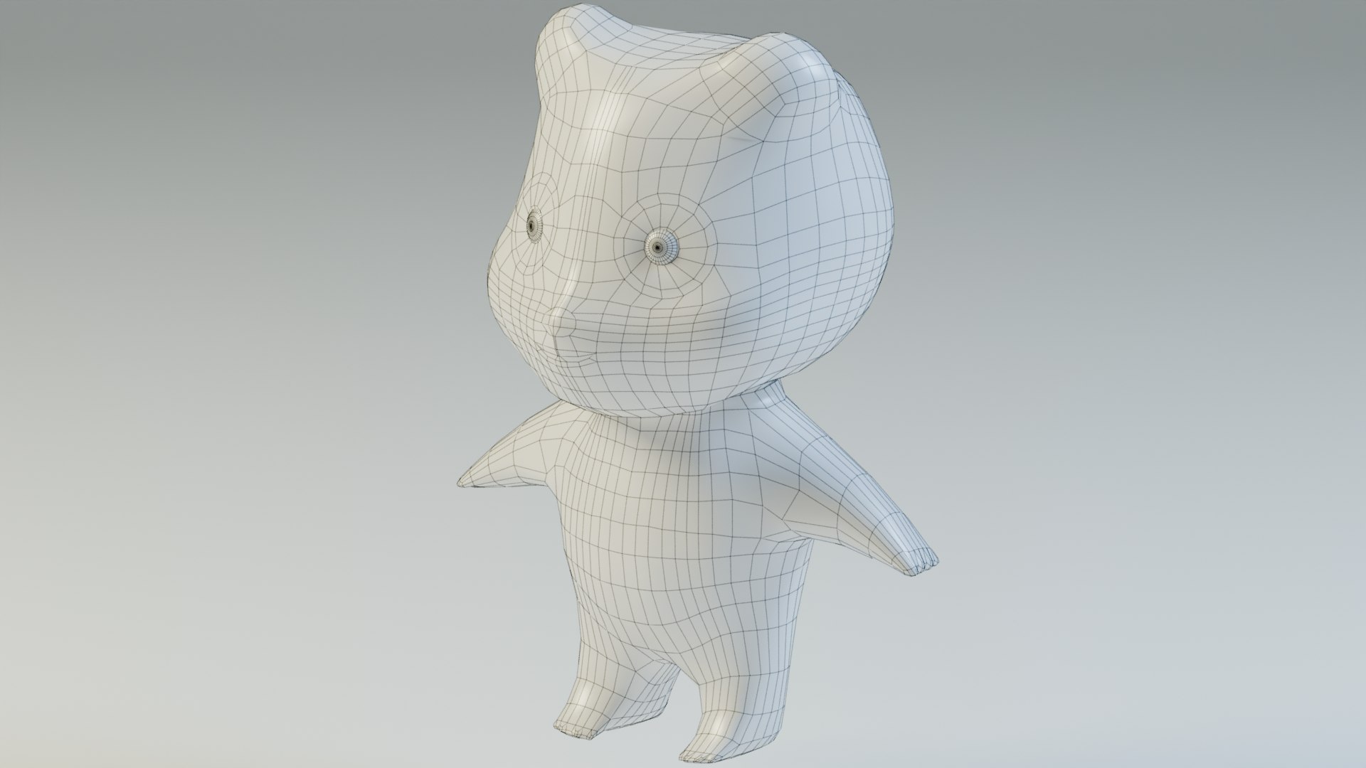 Low Poly Panda Game-Ready Rigged Model - TurboSquid 2385918