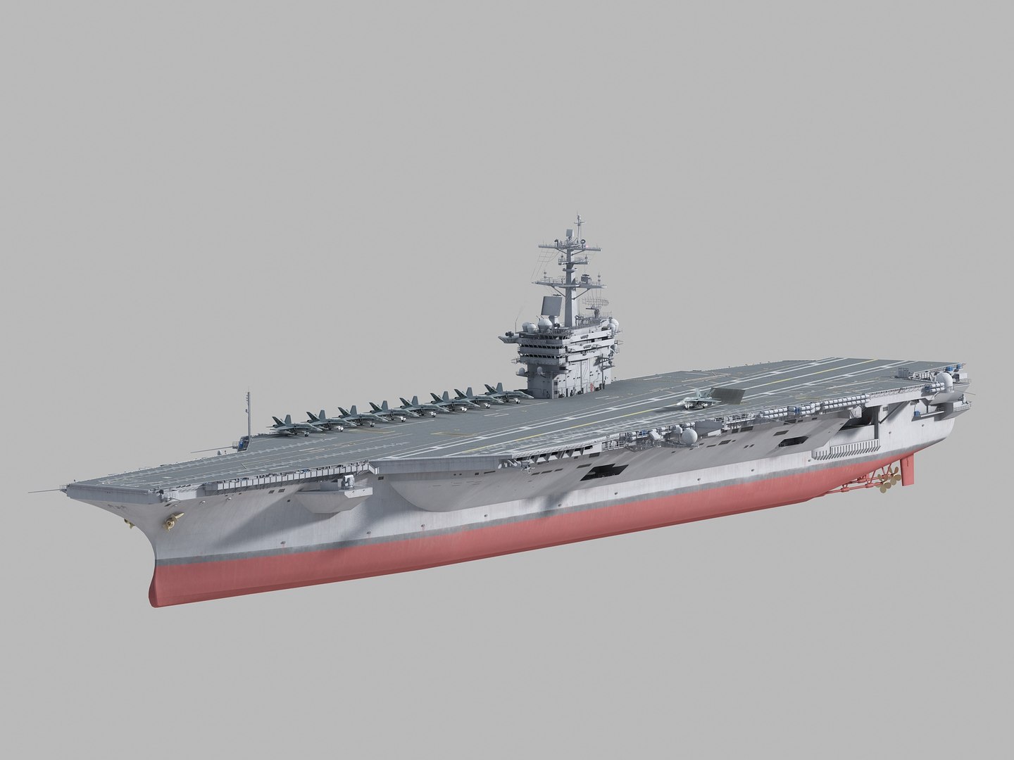 modelo 3d USS Abraham Lincoln CVN-72 nimitz class - TurboSquid 2022476