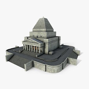 Shrine of Remembrance 3D model
