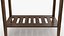 3D Briony Rectangular Side Table Brown model