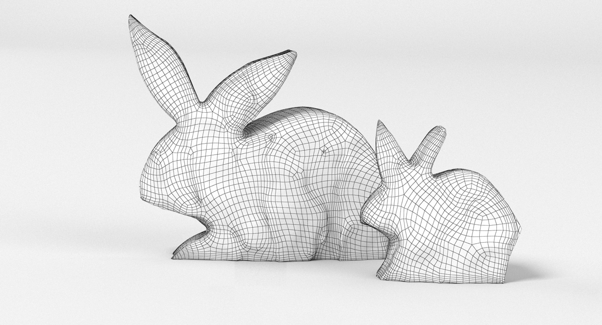 Wooden bunny realistic model - TurboSquid 1314855