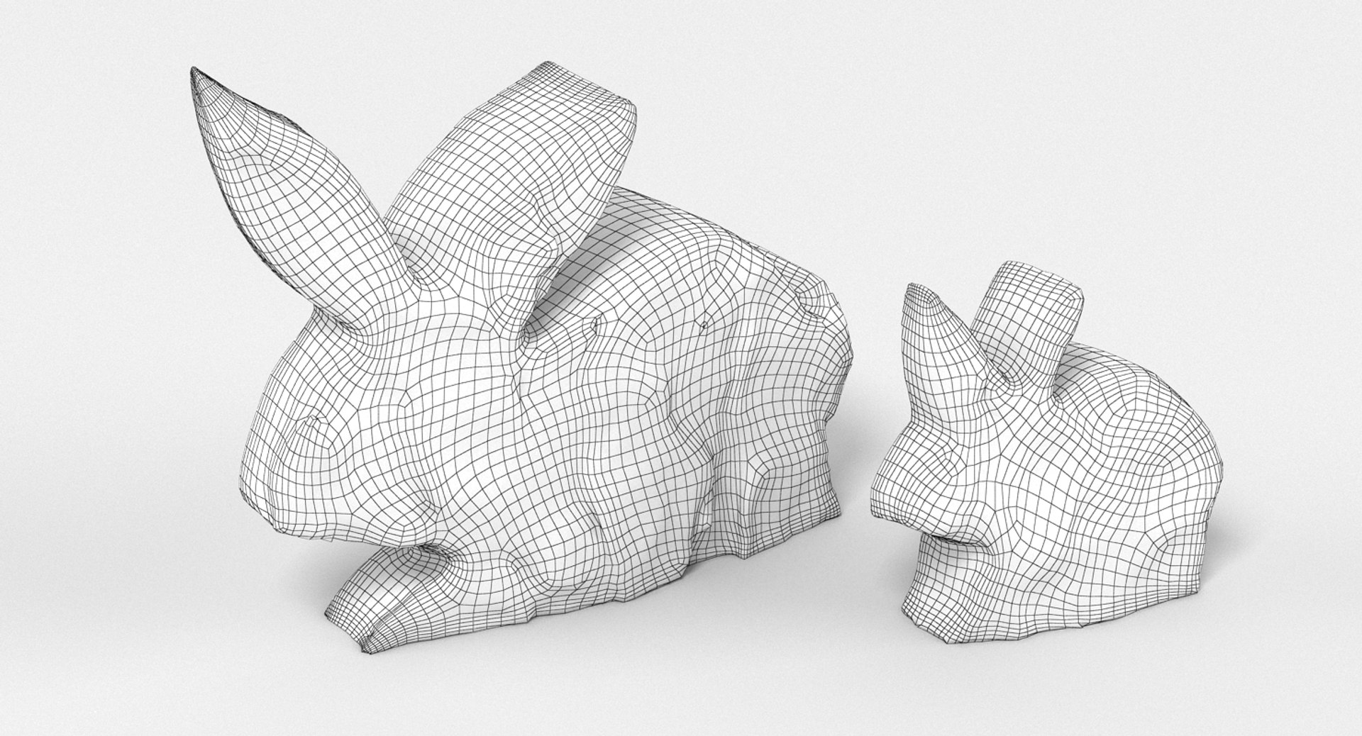 Wooden bunny realistic model - TurboSquid 1314855