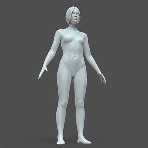 casual genital details 3D model